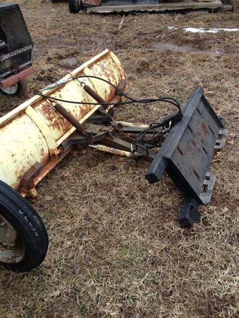 diy skid steer plow|skid steer plow for sale.